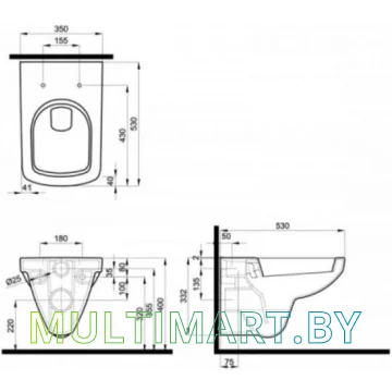 Унитаз Kolo Pro Rimfree M39018000 картинка 2